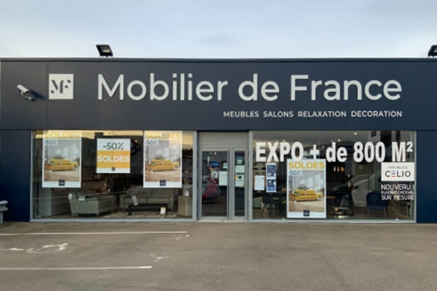 Magasin de canapés, meubles design à AUXERRE Mobilier de France