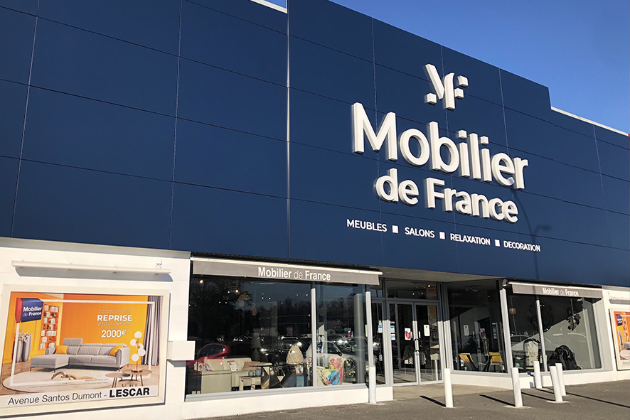 Magasin de canapés, meubles design à PAU Mobilier de France