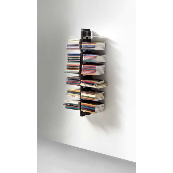 Libreria sospesa a PARETE design moderno in LEGNO naturale ZiaBice eBay
