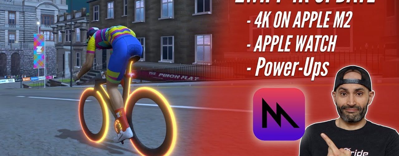 Inside Zwift's Latest Update Apple 4K Resolution and Improved Apple