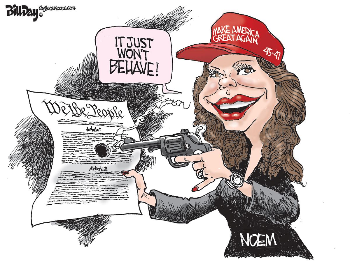 Kristi Noem A Cartoon By Awardwinning Bill Day Smart City Memphis