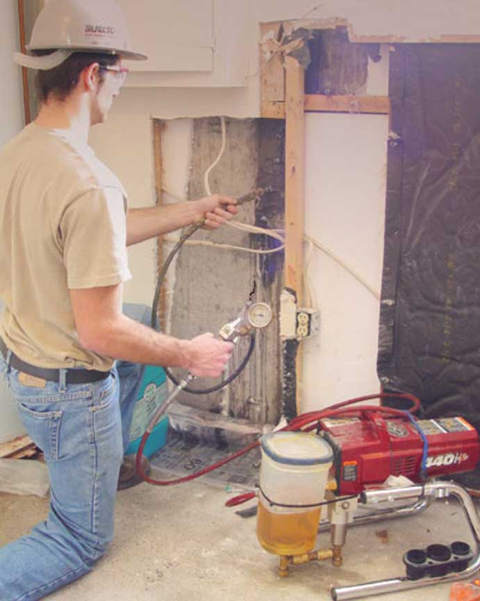 Concrete crack repair polyurethane injection gun mlmjza