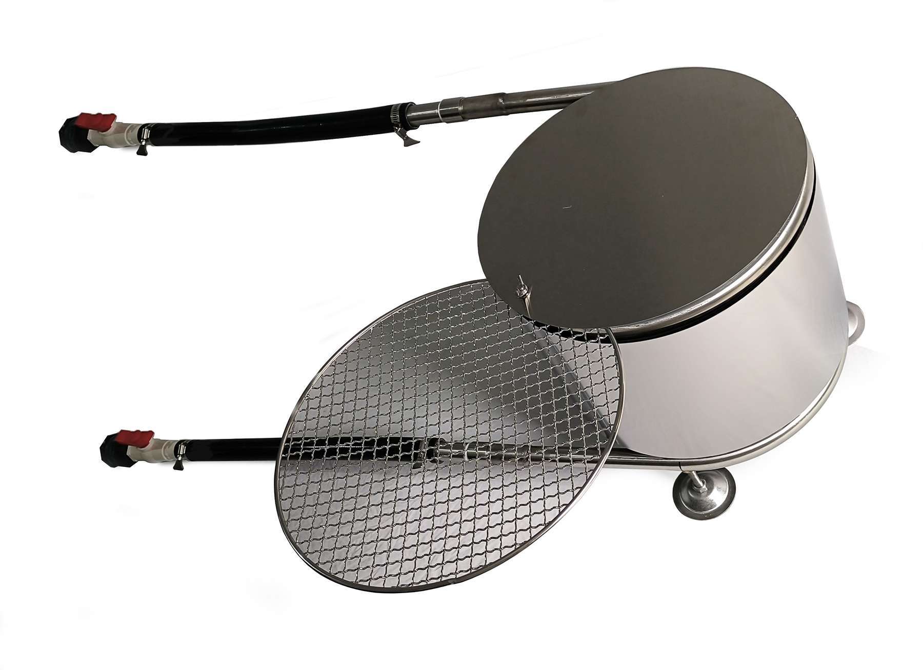 Wood Fired Hot Tub Coil With Connecting Hose For Sale