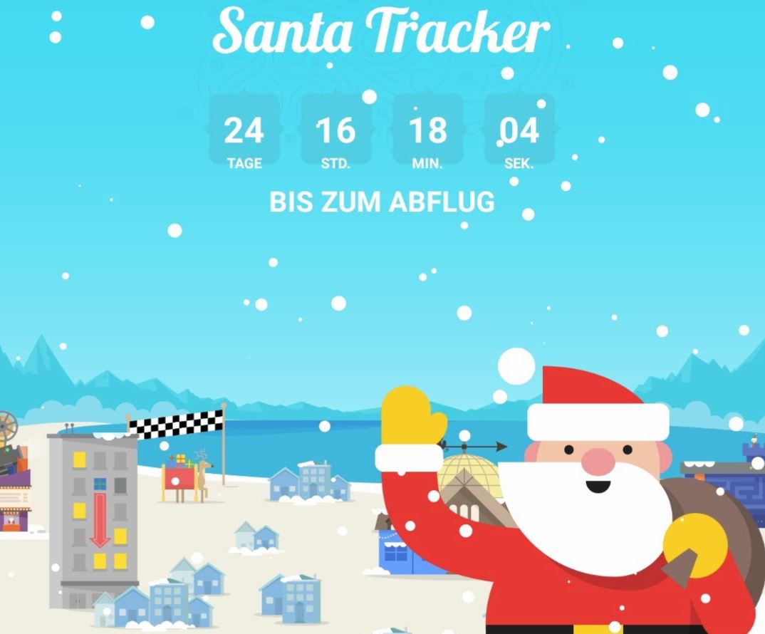 Google aktualisiert Santa Tracker auf 2017 Auf den Spuren des