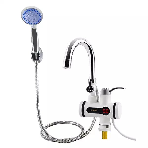 Temperature Display Instant Hot water tap With Shower Head Price in