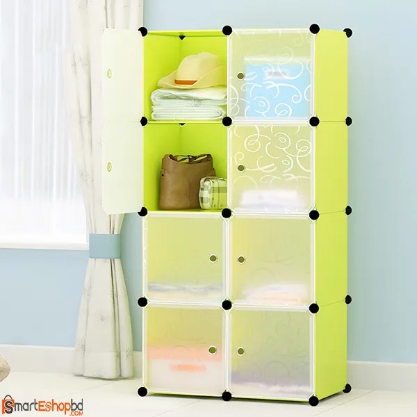 Portable Plastic storage wardrobe Smart BD