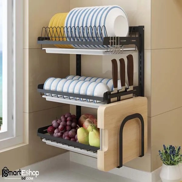 Wall Mounted Dish Drying Rack Smart BD