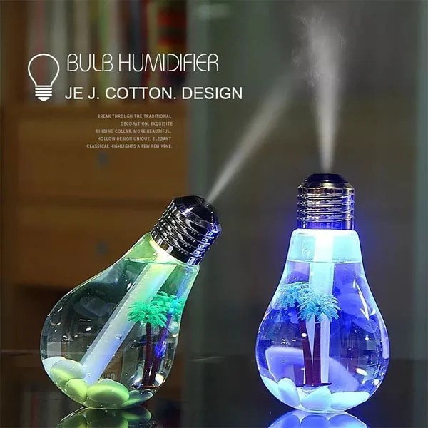 LED Night Light Bulb Shape Air Humidifier Price in Bangladesh