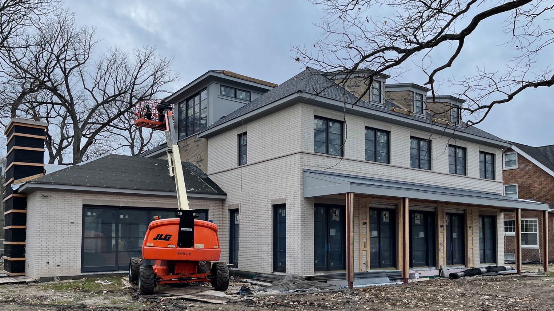Wilmette Custom Home Distinctive Exterior Character SMART Builders