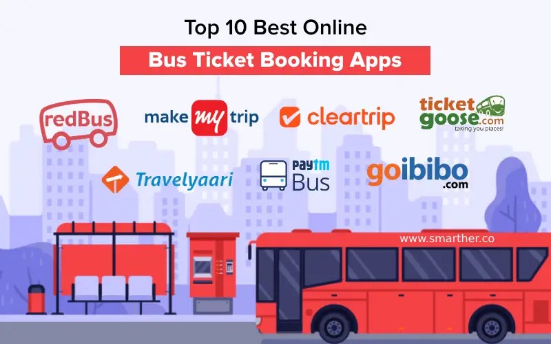 Top 10 Best Online Bus Ticket Booking Apps in India 2024 Smarther