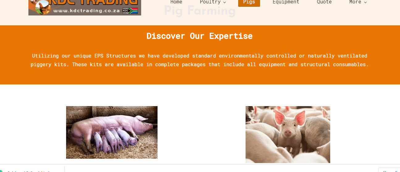 Pig Farming Equipment Manufacturers South Africa