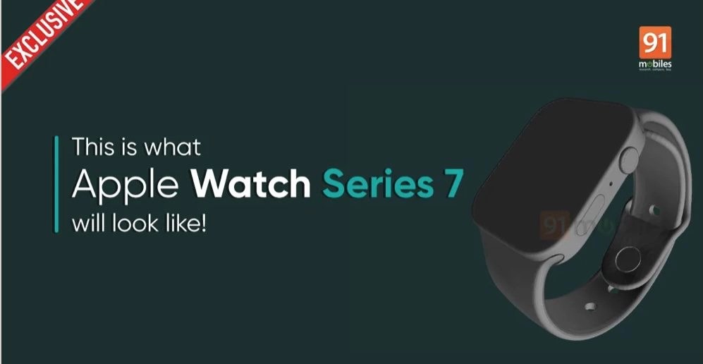 Redesign der Apple Watch 7 in neuen Renderings gezeigt