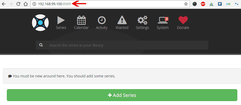 How to install Sonarr on Docker using Kitematic GUI?