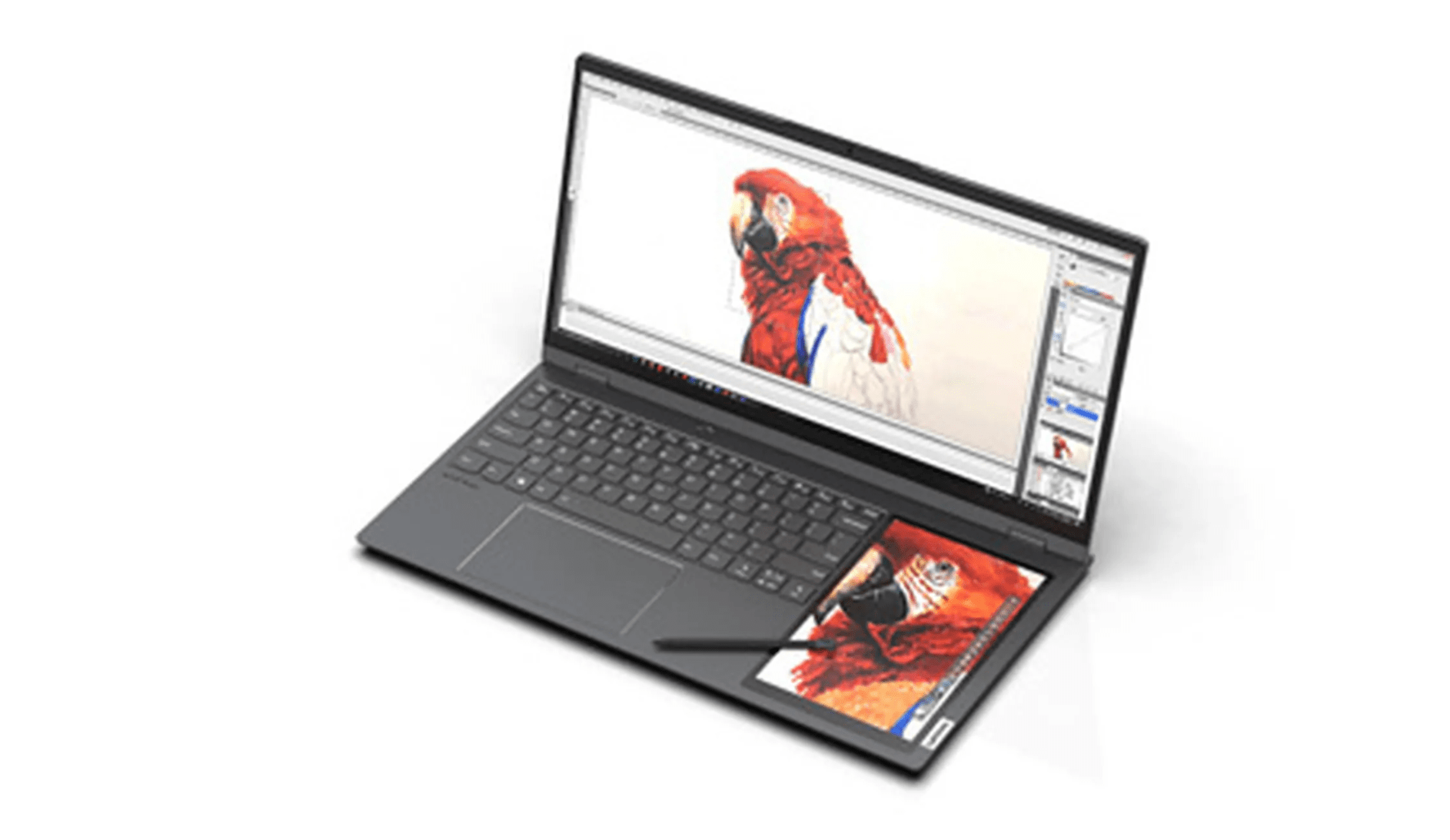 New Lenovo To Feature Second Screen For Drawing