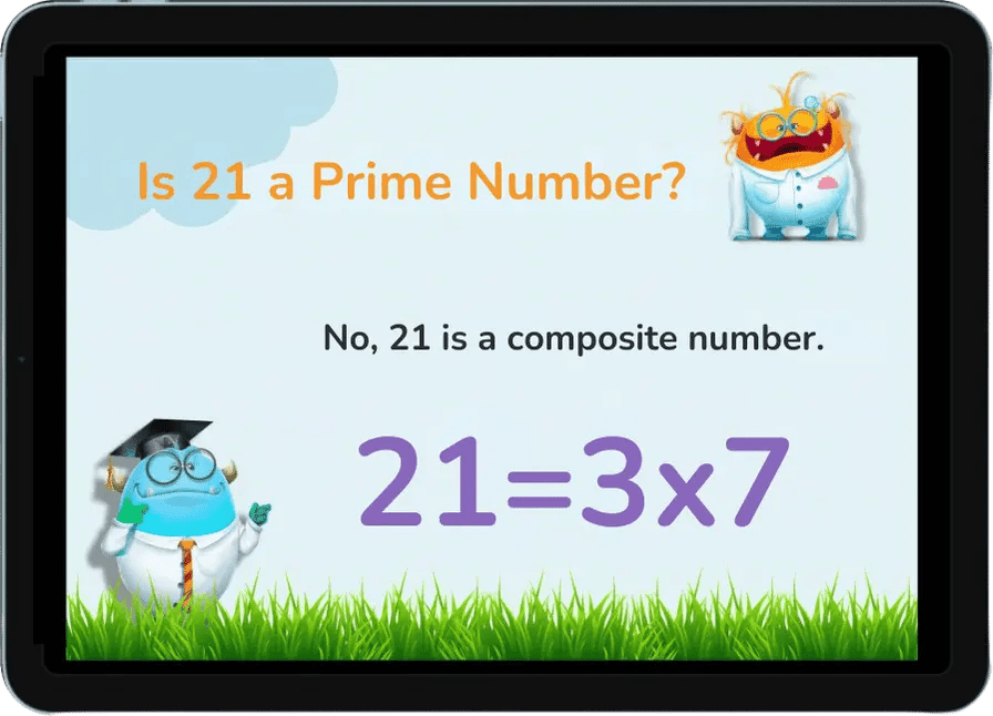 Is 21 a Prime Number | Or is 21 a Composite Number?