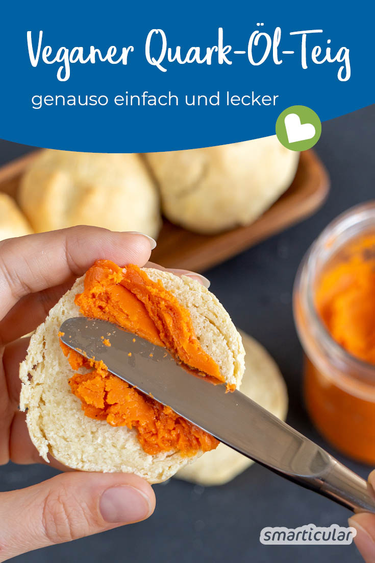 QuarkÖlTeig vegan zubereiten Einfaches und vielseitiges Rezept