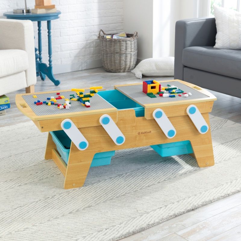 Kidkraft Building Bricks Play N Store Table Smart Kid Store