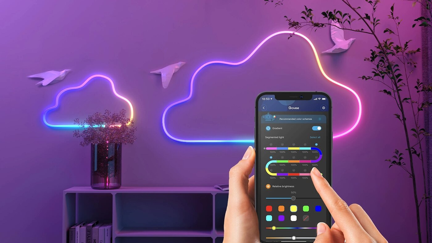 Govee Neon LED Strip Light kommt in 2 und 5 Metern Länge Smartlights.de