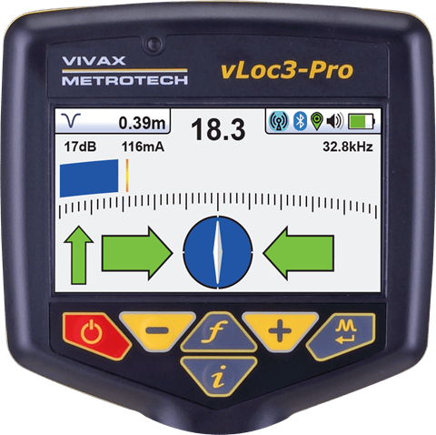 מאתר תשתיות VLoc3-Pro מאתר תשתיות מתקדם מבית VIVAX