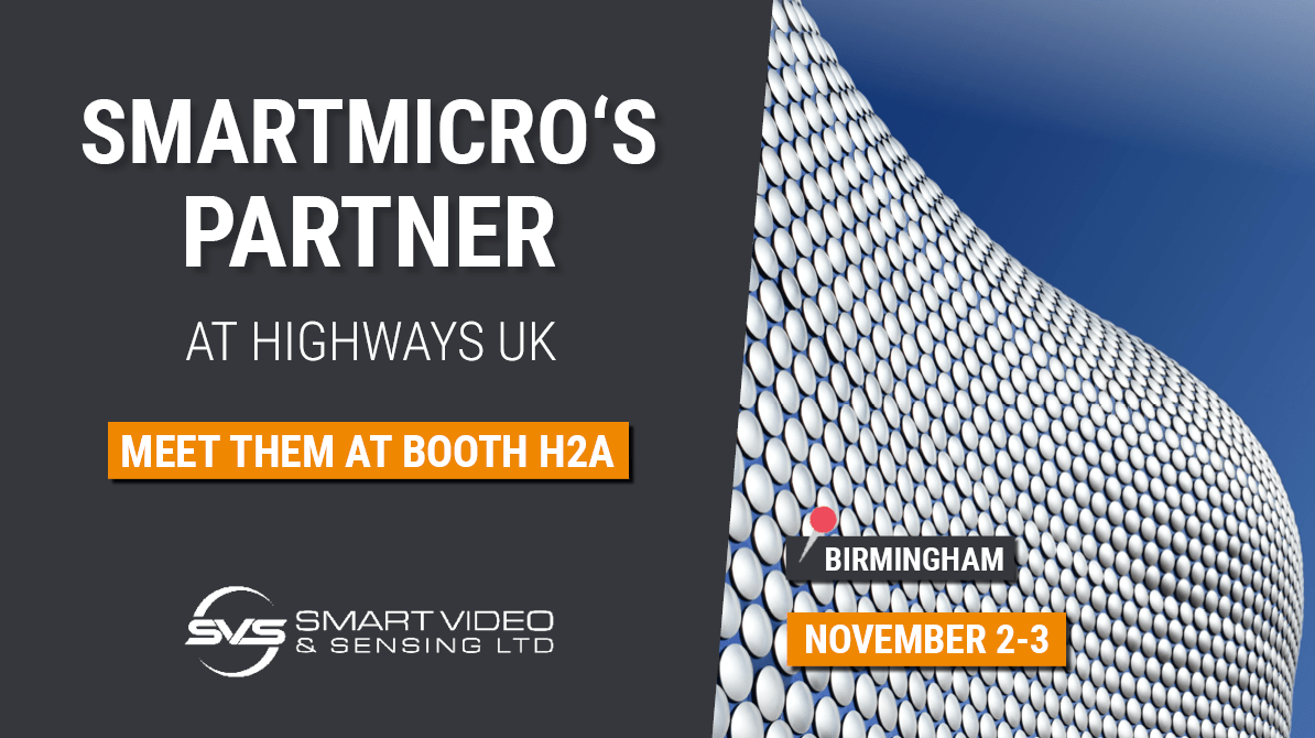 smartmicro sensors presented at Highways UK