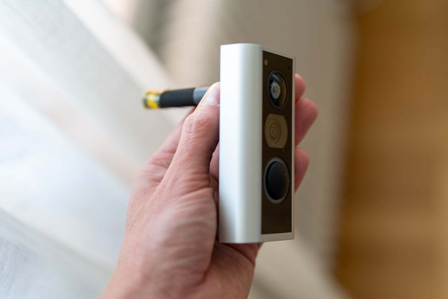 Test Ring Door View Cam Kamera och ringklocka för lägenheten