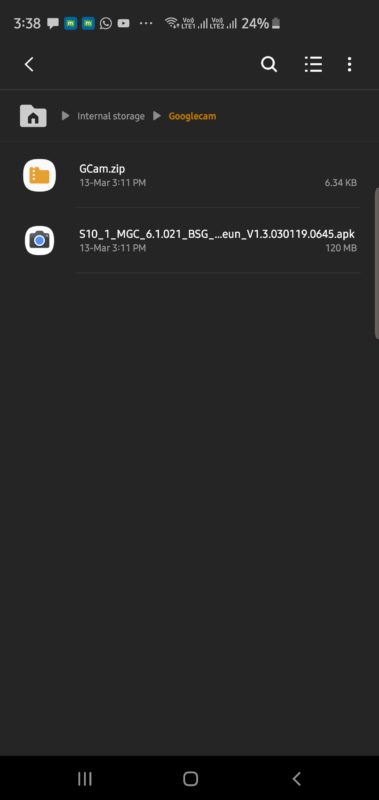 google camera for samsung s10