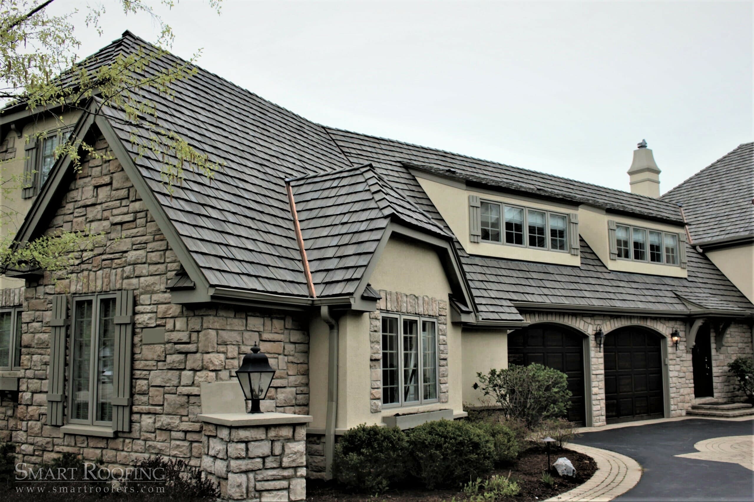 Brava Synthetic Cedar Shake Roof in Northbrook Smart Roofing