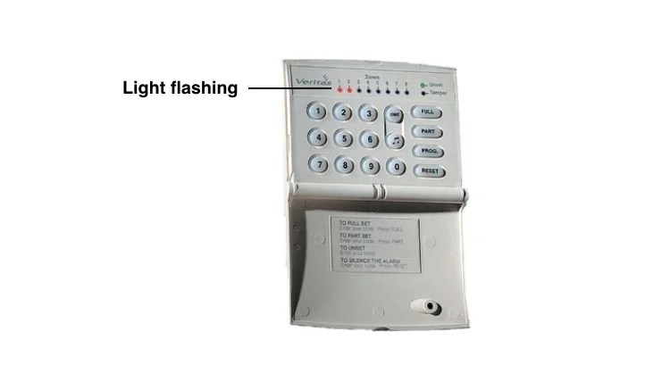 Veritas light flashing Smart Security Guide