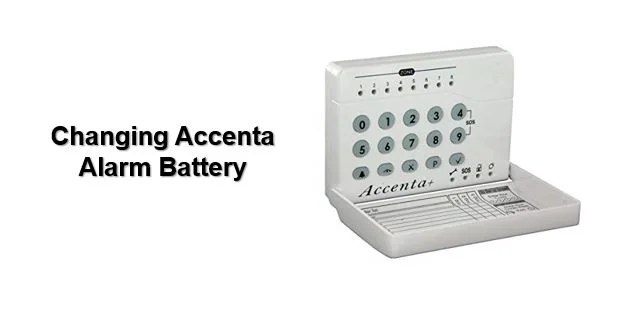 How to change Accenta alarm battery Smart Security Guide