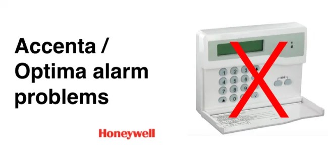 Common Accenta / Optima Alarm problems Smart Security Guide