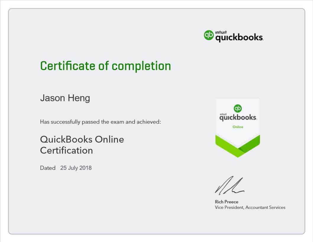 Quickbooks Courses Singapore Essential Training & Accounting Setup