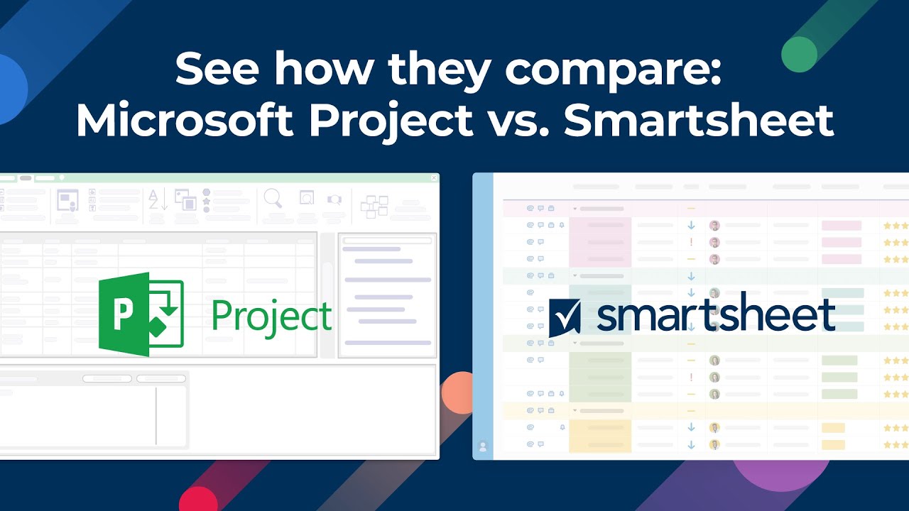 Comparison Video Microsoft Project vs Smartsheet Smartsheet