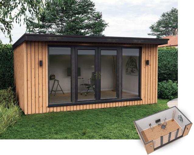 Outdoor Rooms Product Range Outdoor Offices & Garden Rooms