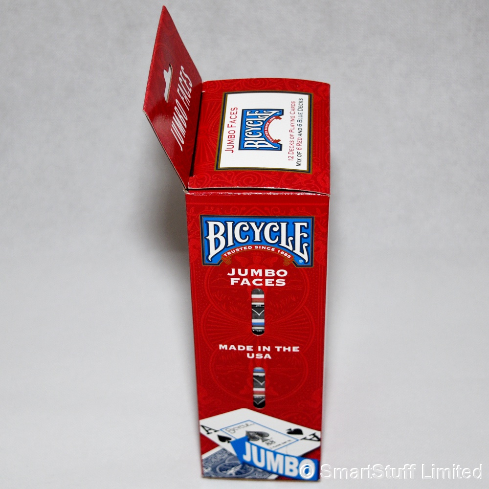 Bicycle Box Set of Jumbo Face Playing Cards 12 Packs Smartstuff Limited