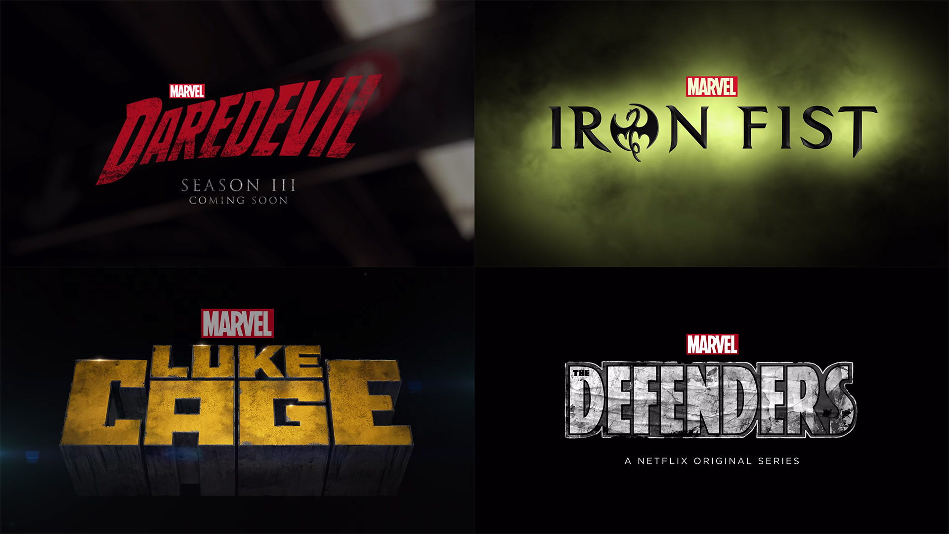 Netflix Marvel Trailer Iron Fist Luke Cage The Defenders