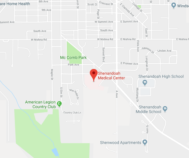 Map & Directions Shenandoah Medical Center