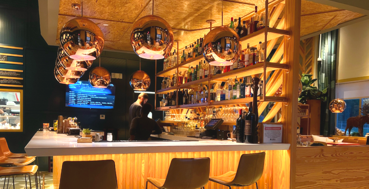 Everyday Kitchen is a handsome place for drinks and dinner Smile