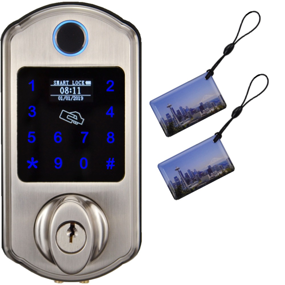 Fingerprint Deadbolt Door Lock