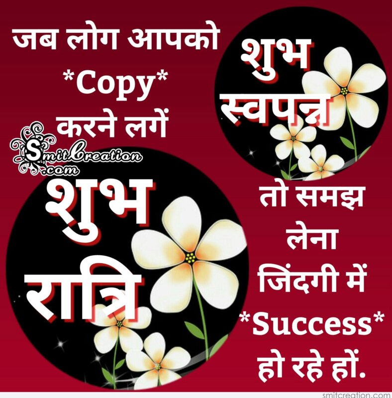 Shubh Ratri Hindi Quote (शुभ रात्रि हिंदी सुविचार) Pictures and Graphics Page 2