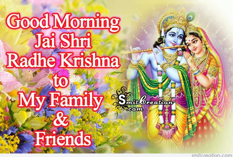 Radha Krishna Good Morning Pictures and Graphics