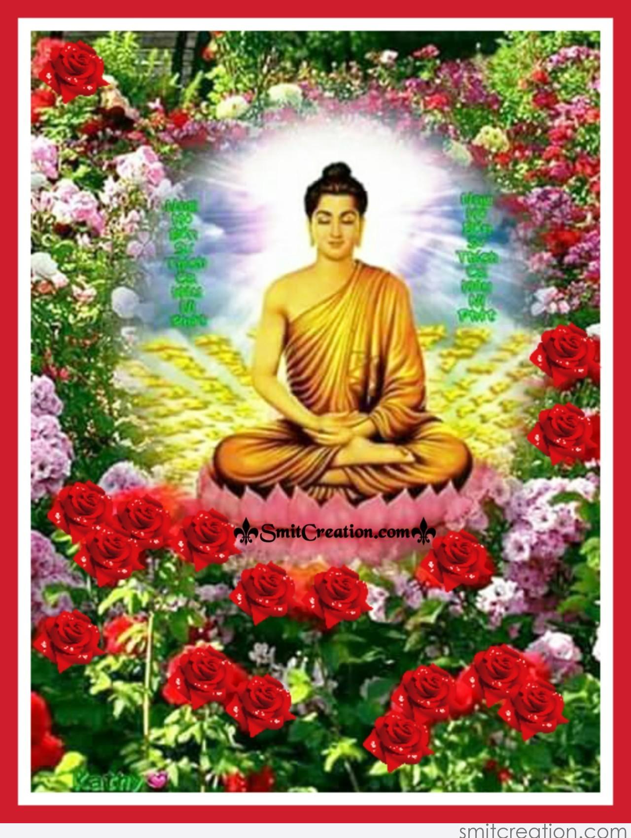 Gautam Buddha In Garden