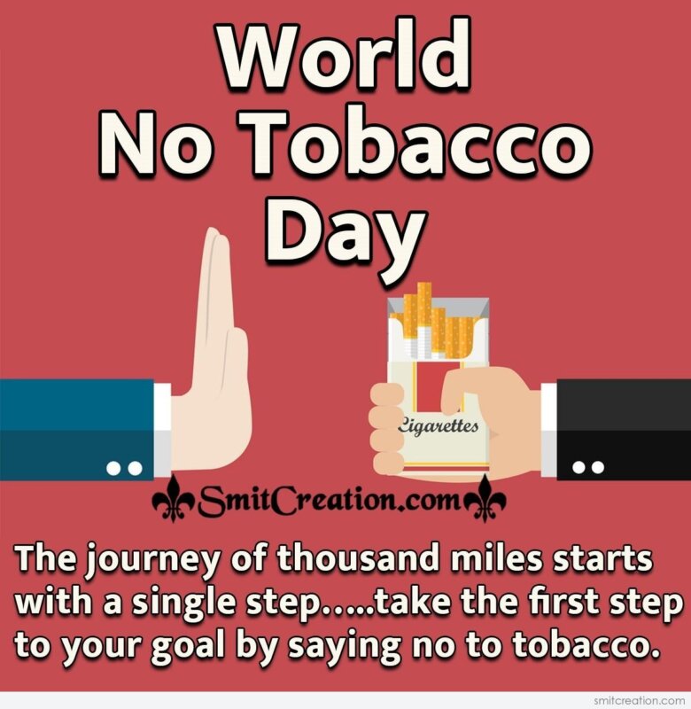 World No Tobacco Day Message