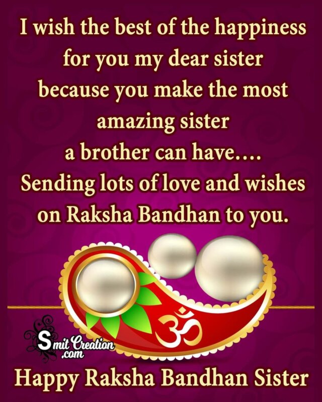 List Of Raksha Bandhan Wishes For Sister Ideas Happy Raksha Bandhan Wishes For Sister - Smitcreation.com