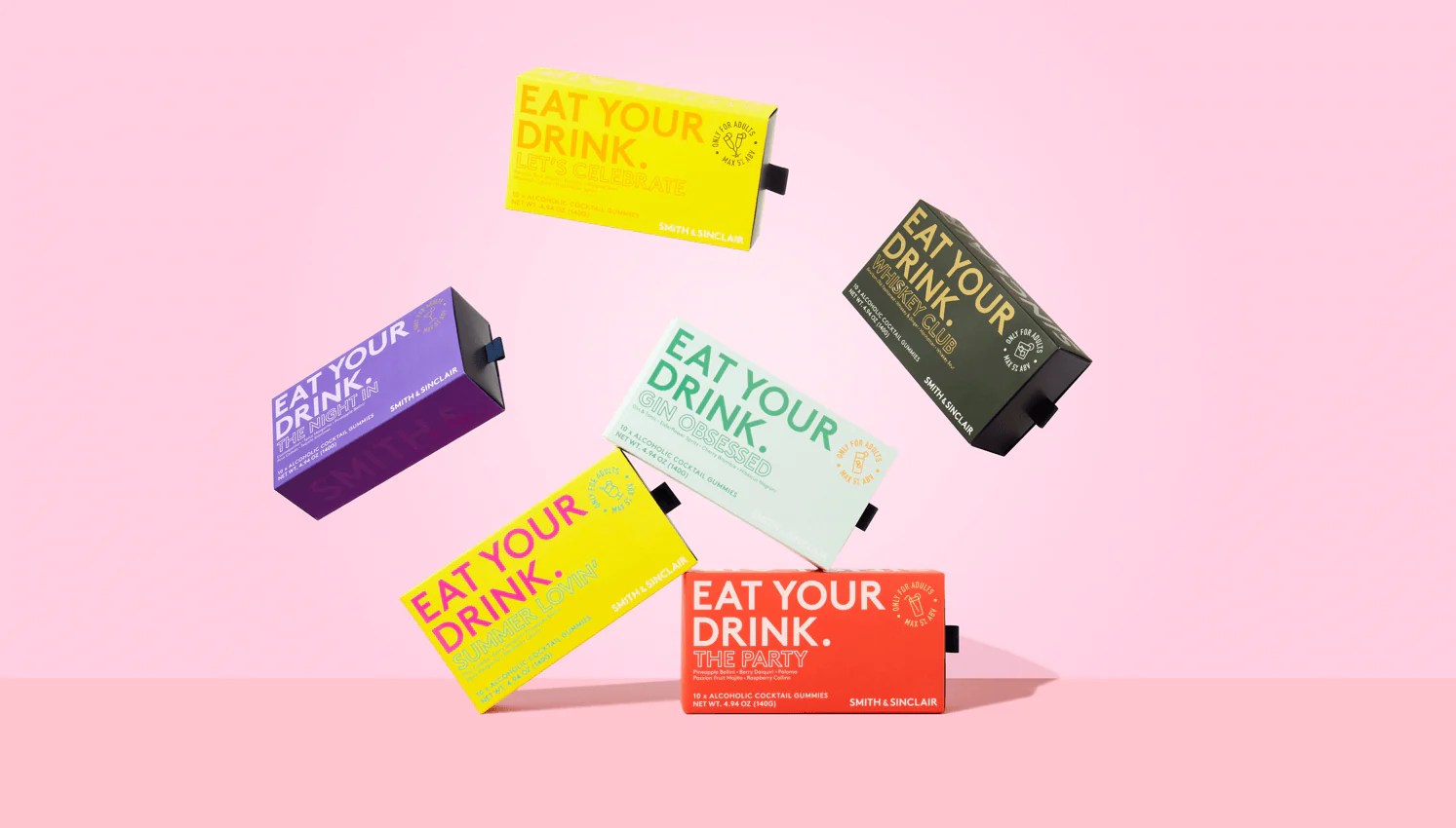 Smith & Sinclair Eat Your Drink Alcohol Gummies