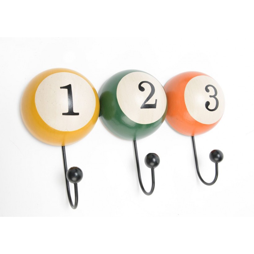 Pool Ball Coat Hook