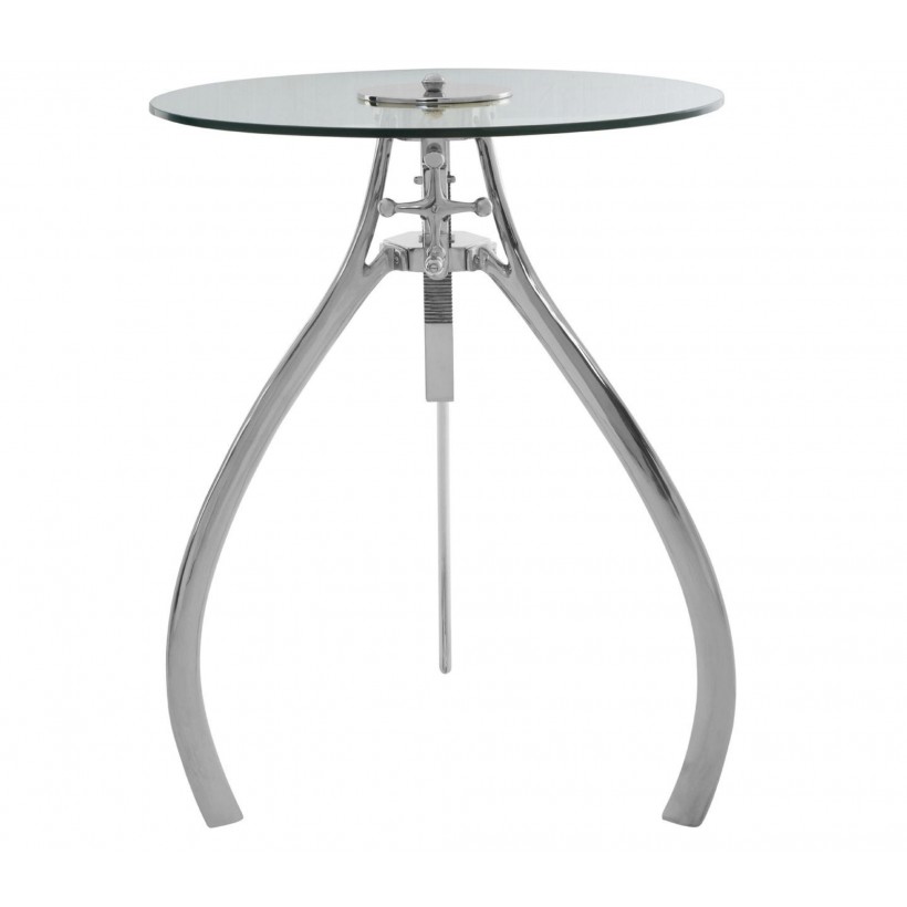 Designer Bar Table in Shiny Chrome • UK, US & Canada