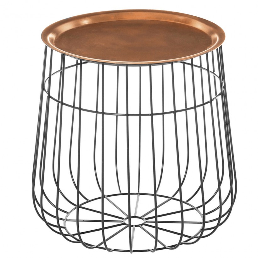 Caged Copper Wire Coffee Table Smithers of Stamford • UK, US & Canada