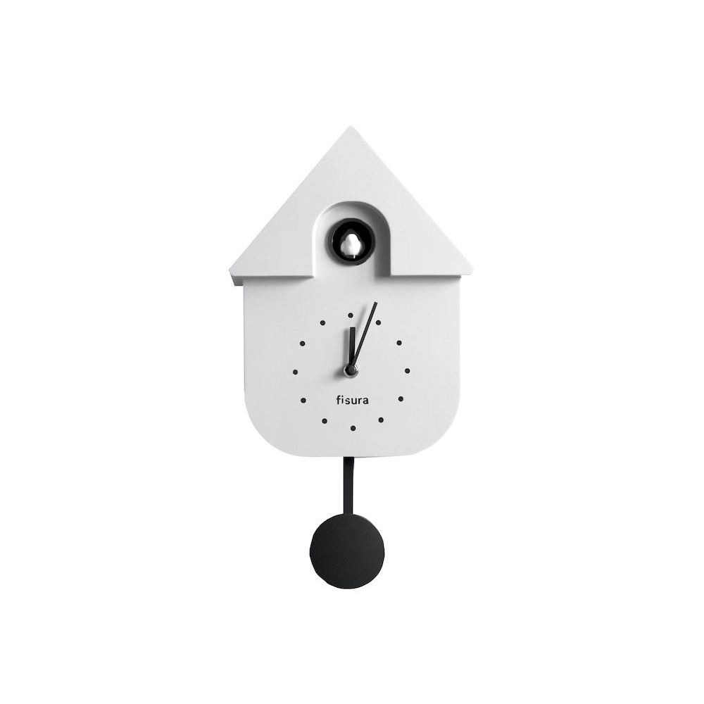 White Cuckoo Clock Modern Take On A Swiss Classic • UK, US & Canada