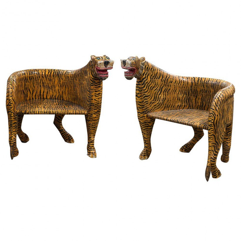 Tiger Chair Whimsical Animal Smithers of Stamford • UK, US & Canada