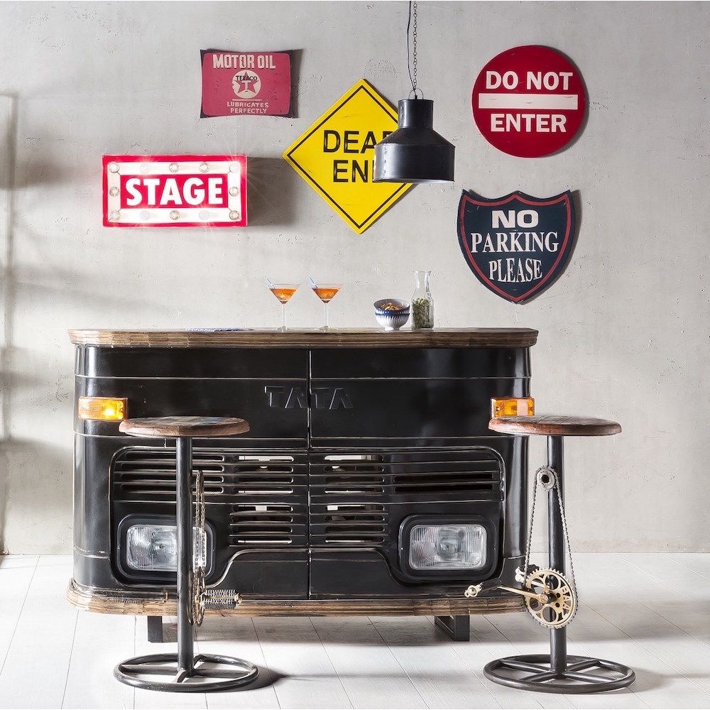 Cool Home Bars • Cocktail Drinking Large • Vintage • Retro